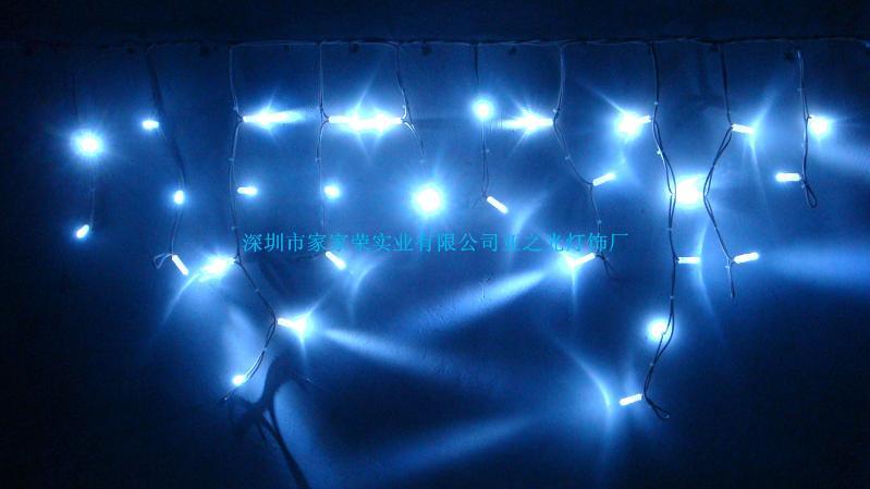 LED窗簾燈長3米高0.7米100顆LED冰燈