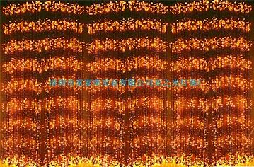 可連接寬1m*高3m有主帶1200顆LED瀑布燈