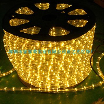 AC110V出口品質(zhì)直徑13mm圓二線LED彩虹管燈帶