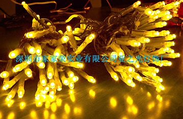 帶防水公母接頭20米200LED可閃可連接LED圣誕燈串