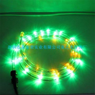 每米1.6-2.2W的全銅線DC12V圓二線LED燈帶